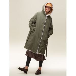 [써스데이아일랜드]오버핏 롱 야상 다운 (T228MDJ302W)