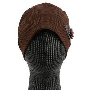 샵앤) 골지 두건 가을 간절기 비니 보넷모자 TRW-WH-0164-브라운