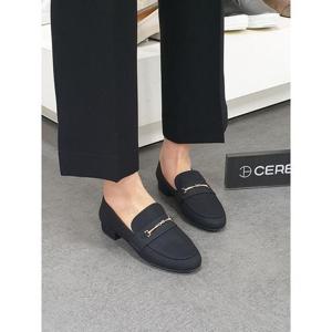 세레스 세이브존07 골드장식 베이직 로퍼2cm 22