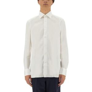 ZEGNA 스트레치 코튼 셔츠 R804120A89MS0JIG-005