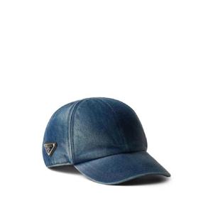 프라다 에나멜 트라이앵글 로고 베이스볼 캡 2HC274164B