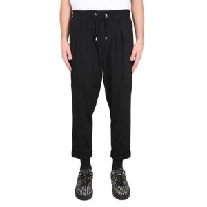 발망 스트레이트 팬츠 AH1PK005 JE940PA Black