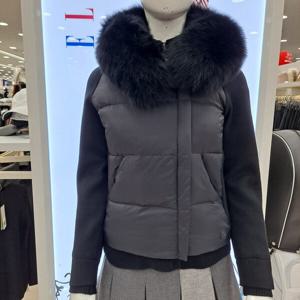 [엘르골프]폭스 FUR 니트믹스 다운 점퍼 6I82052-199_SC