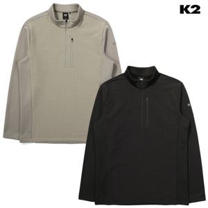 K2 남성 KMW 23 225 기모 티셔츠 FLYHIKE 동절 하이브리드 집업 티셔츠 KMW23225 JS