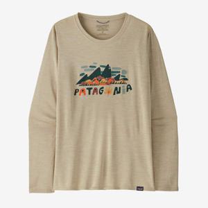 [파타고니아]45205Q7우먼즈 롱-슬리브드 캐필린 쿨 데일리 그래픽 셔츠MDPT