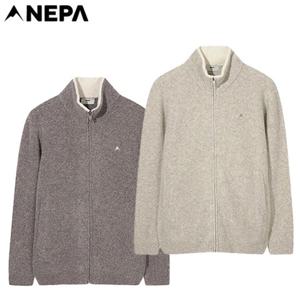 네파 [택가 219.000원](7L75905) 남성 가을겨울 부클 니트 스웨터 자켓 (레귤러핏)