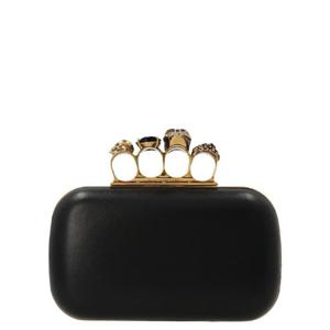알렉산더맥퀸   클러치 FW25 6762561AAJD1000 2706780 Black