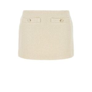 구찌   미니스커트 FW24 800174ZAN3M 9200 4307843 White