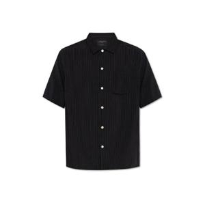 올세인츠 페리 반팔 셔츠 PERRYM020SD BLACK TP949142374