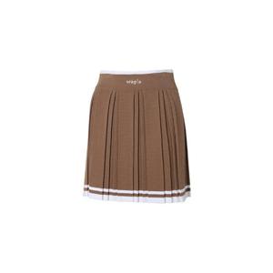 와이드앵글골프스커트 KQJ WWU22Q72E3 여성 WG 컴포티 스웨터 플리츠 큐롯 (Camel)