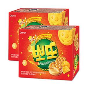 NCM 뽀또 치즈타르트 322g 2개 과자 묶음 간식 모음