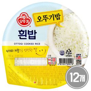 맛있는 오뚜기밥 210g x12개 / 즉석밥