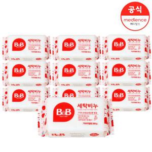 [10개 세트] 비앤비 아기 빨래 세탁비누 (향 선택)