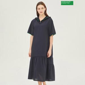 베네통 라벤더 메쉬 롱원피스 BAOPF1341_NY