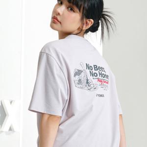 요넥스 배드민턴 오버핏 캐주얼 반팔 티셔츠 243TS041U