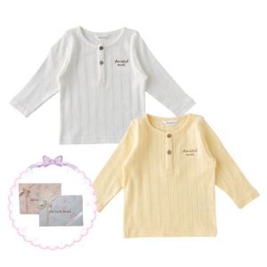 [밍크뮤HP]25년S S 아미띠에뮤뮤긴팔티셔츠 2종 택1(35170-670-01.03)