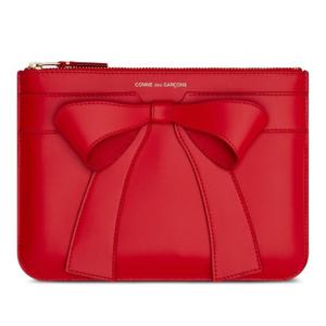꼼데가르송 보우 디테일 빅 보우 파우치 SA5100BB096 RED