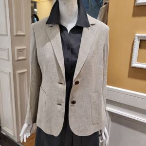 [BCBG] 비씨비지 여름24 스톰체크 자켓 B4B4J115