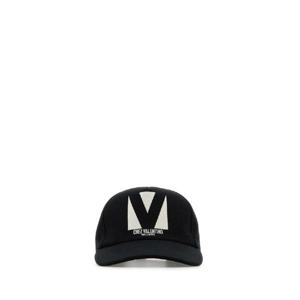 VALENTINO GARAVANI Black cotton baseball cap 6Y2HDA41WGJ 0NA