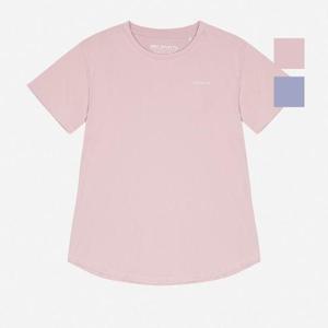 뱅뱅 동백01 여성 와플조직 로고 반팔티 NTLT43