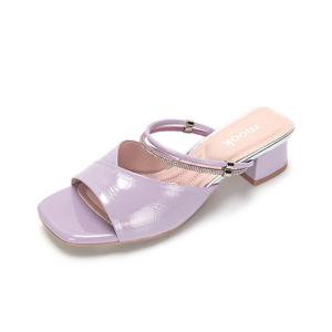 [무크] 여성  V컷팅 투웨이 샌들 4cm 422510GH