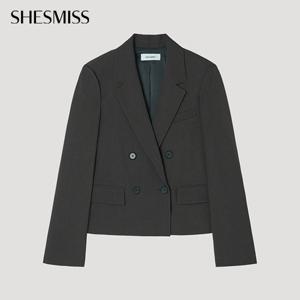 [쉬즈미스] 더블 크롭 셋업 자켓_SWSJKP32030_CH