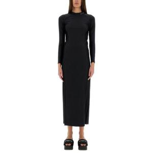 ALEXANDERWANGT 로고가 있는 롱드레스 4CC1256293001
