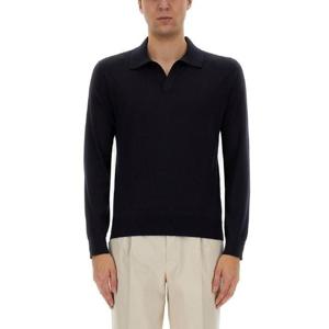 ZEGNA 캐시미어와 실크 폴로 셔츠 UFJ00A9131B98