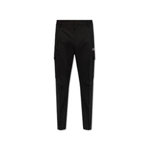 Dsquared2 로고 패치 플리츠 팬츠 S74KB0907S40320 900 TP945482378