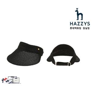 [헤지스]HIHE5E210BK_여성 블랙 짜임 썬캡