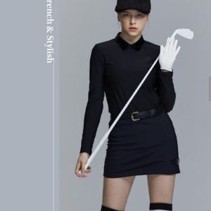 [엘르골프]프리미엄 버클 장식 스커트 6I61882-199_SC