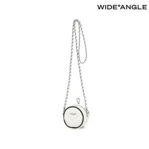 [와이드앵글]   WWU22P04W2  여성 CF 라운드 크로스 파우치 (White)