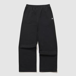[르꼬끄]공용 에센셜 기모 루즈 스트레이트 팬츠 QQ423LFPO1-BLK