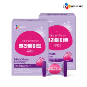 [사은품 증정][CJ공식] 닥터뉴트리 식물성 멜라토닌 함유 멜라메이트 50구미 2박스