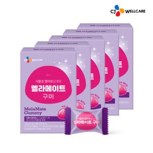 [사은품 증정][CJ공식] 닥터뉴트리 식물성 멜라토닌 함유 멜라메이트 50구미 5박스