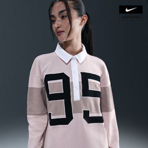[나이키] 스포츠웨어 여성 긴팔 그래픽 폴로 탑 HV4034-667