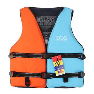 SOS 구명조끼 유아동 컬러하프(S