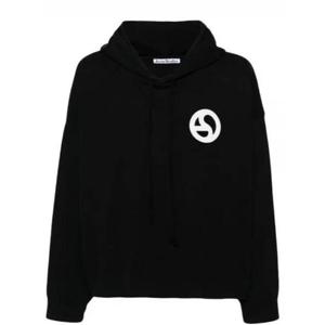 아크네 스튜디오 후드 티셔츠 CI0161BLACK DOM