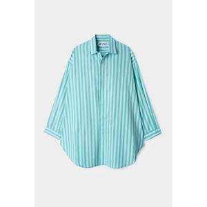 써네이 블라우스 SUNU241PRSH011GN MINT GREEN CLOUDAZURE DOM