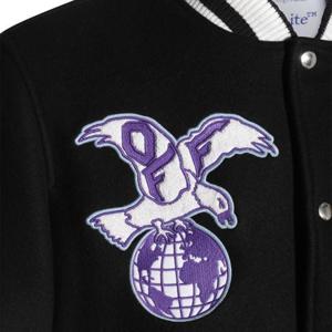 오프화이트 봄버 자켓 OMEH053S25FAB0011049 Black