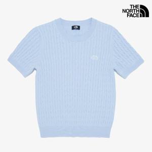 노스페이스  (NT7AR30C) 여성 홀리데이 반팔 스웨터