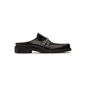 25 FW 마틴로즈 남성 블랙 스퀘어 토 뮬 251892M231005