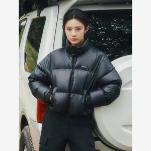 [디스커버리] 24F/W 여성 반슬리 크롭 고프코어 다운 DWDJ8D046-BKN