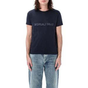 생로랑 반팔 티셔츠 25P663278Y37AW 4145 BLUE