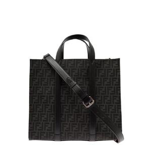 FENDI Fendi 남성용 자카드 FF 패브릭 쇼퍼 백 7VA390AG0MF0NPN