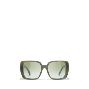 샤넬 선글라스 CH5541 1796S3 STRIPED GREEN