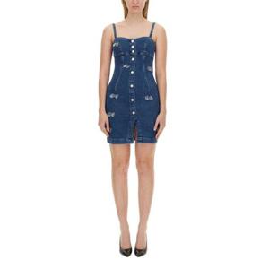 모스키노 미디 원피스 04038223 1282 DENIM