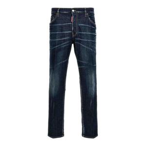 디스퀘어드2 스트레이트 팬츠 S74LB1486S30342470 Blue