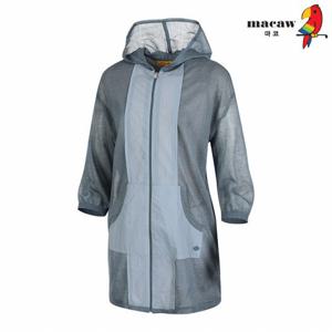 [마코] (여성)나일론 배색 롱기장 점퍼_MLW1SG02