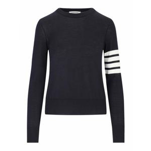 [THOM BROWNE] 라프리마 여성 보트 넥 스웨터 FKA280AY1014415 Blue /8